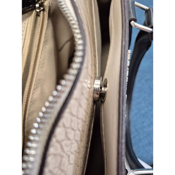 Adrienne Vittadini‎ Animal Instinct Satchel Handbag With Removable Strap - Picture 11 of 12